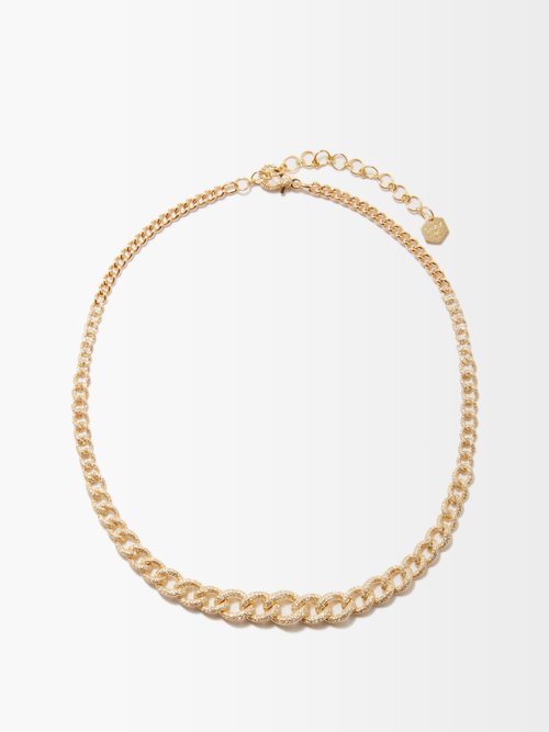Gradual Diamond & 18kt Gold Necklace