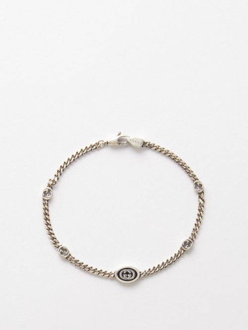 GG-pendant Sterling-silver Bracelet