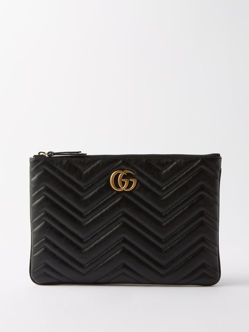 GG Marmont Quilted Leather Pouch