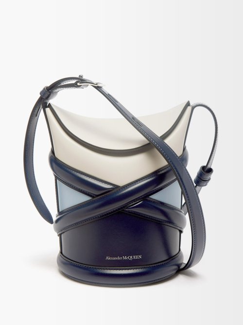 The Curve Small Leather Bucket Bag