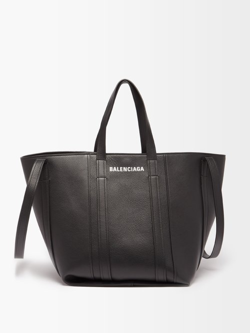 Balenciaga Everyday Xl Logo-print Leather Tote Bag