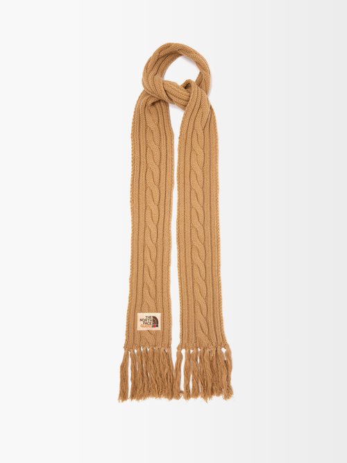 X The North Face Cable-knit Wool Scarf