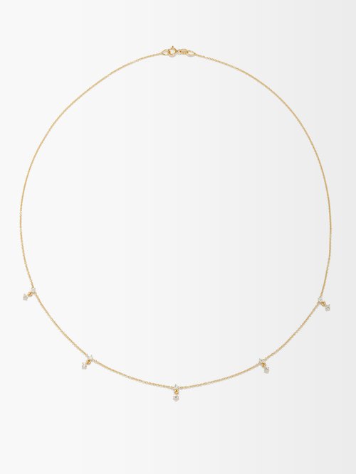 Lizzie Mandler Éclat Diamond, 14kt Gold & 18kt Gold Necklace