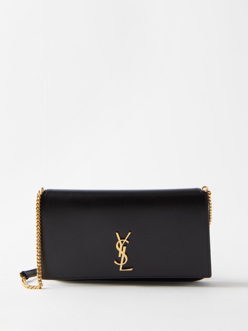 Saint Laurent Kate Monogram YSL Smooth Leather Belt Bag