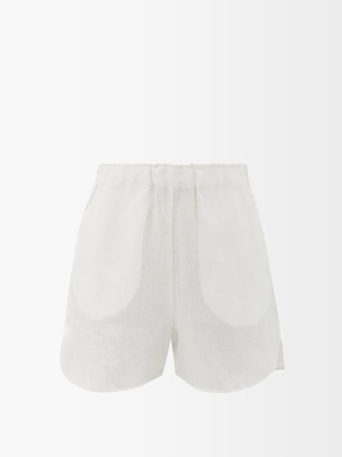 Belize Miller Linen-voile Shorts
