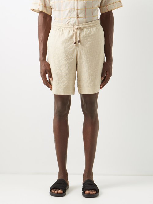 SMR Days Hiri Checked Organic-cotton Shorts | Smart Closet