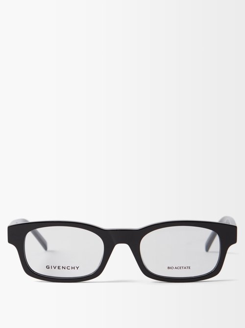 Givenchy - Square-frame Acetate Glasses - Mens - Black