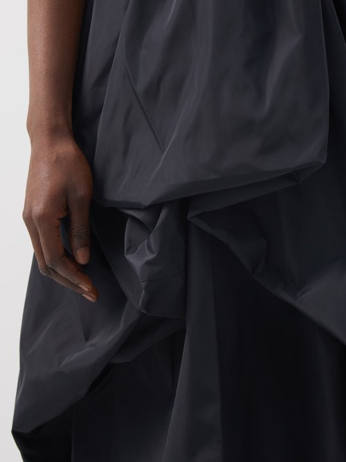 Cecilie Bahnsen Black Fang Midi Dress | ModeSens