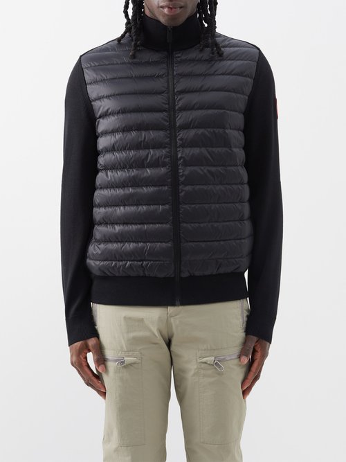 Canada Goose Hybridge Quilted Down And Merino Jacket