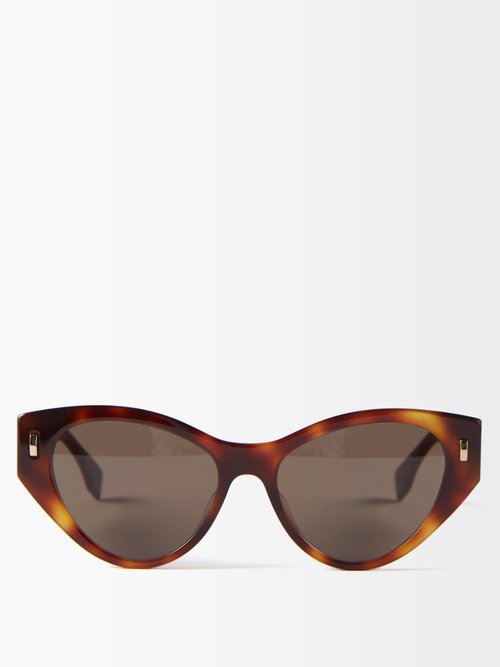 Fendi First Tortoiseshell-acetate Sunglasses In Brown | ModeSens