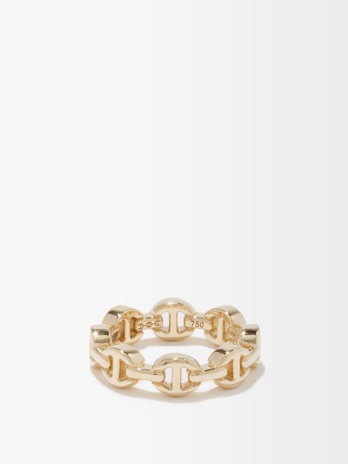 Hoorsenbuhs Dame Tri-link 18kt Gold Ring