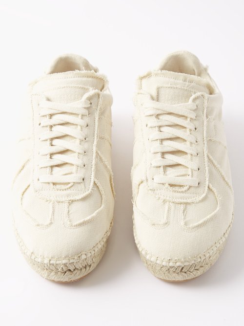 MAISON MARGIELA Replica cotton-canvas espadrille sneakers