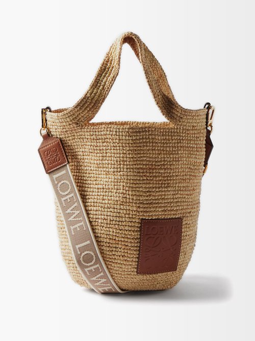 Loewe Paula's Ibiza - Slit Mini Bag In Natural Tan