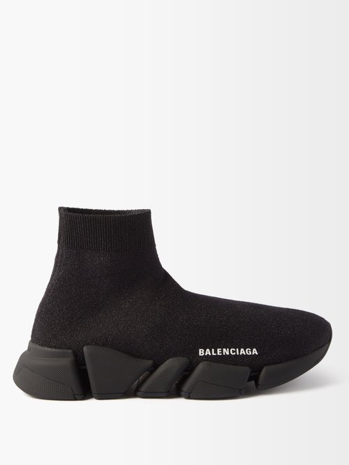 Balenciaga Speed 2.0 Lt Black Sneakers ModeSens