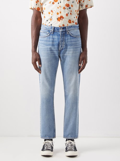 Cropped Straight-leg Jeans