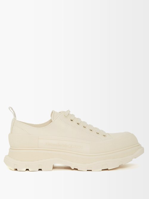 Alexander McQueen Tread Slick Chunky-sole Leather Trainers
