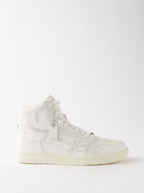 Skel Top Leather High-top Trainers