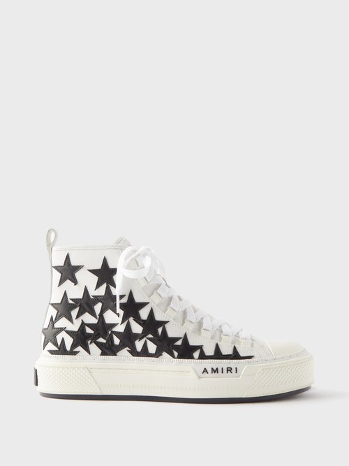 Stars Court Cotton-canvas High-top Trainers