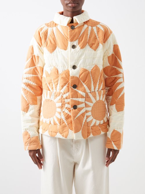 BODE DAISY QUILTED COTTON JACKET