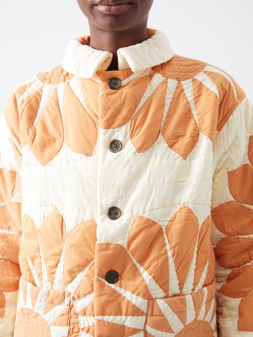 BODE DAISY QUILTED COTTON JACKET 