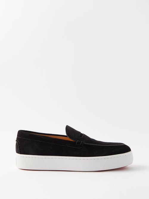 Paqueboat Leather Trainers In Black