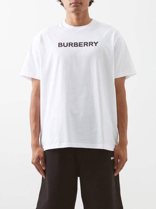 Burberry Harriston Logo-print Cotton-jersey T-shirt