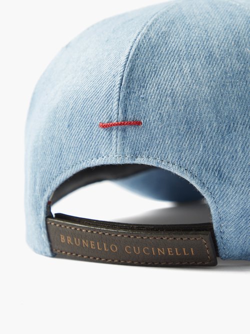 Linen Baseball Hat - Light Blue