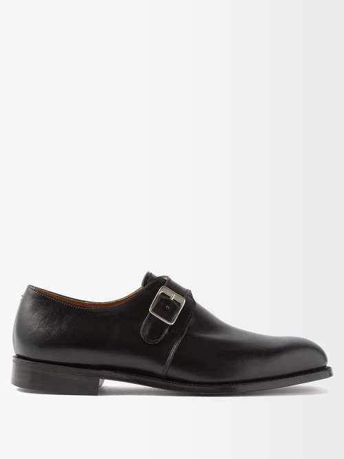 Grenson Arundel Leather Monk-strap Shoes