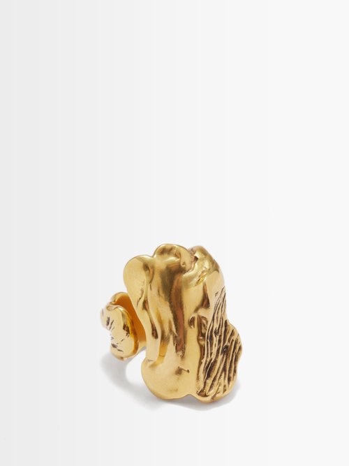 Saint Laurent Organic Brass Ring
