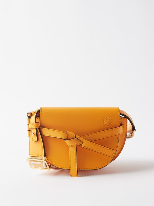 Loewe Puzzle Mini Grained Leather Cross Body Bag Tan Coshio Online Shop