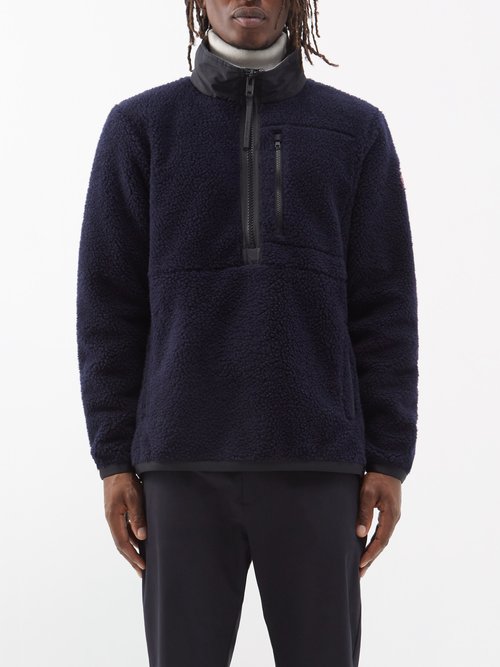 Canada Goose Renfrew Logo-patch Recycled Wool-blend Sweater