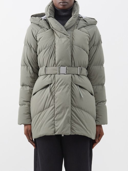 Canada Goose - Marlow Hooded Quilted Down Coat - Womens - Khaki