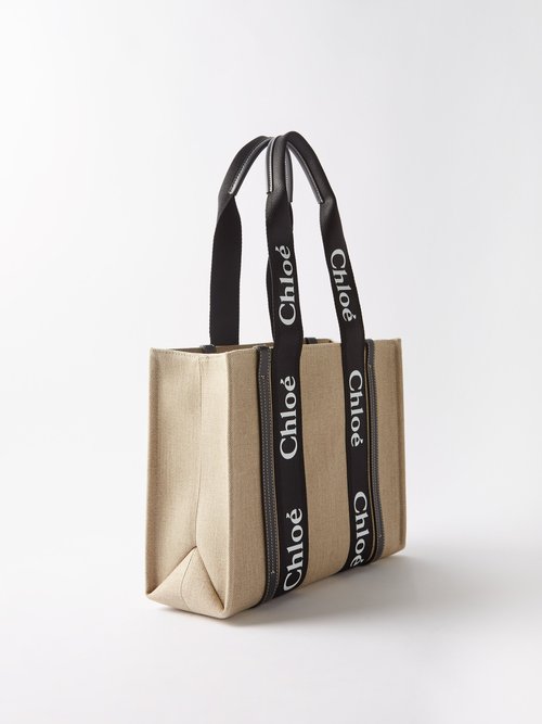 Woody linen medium tote bag PZ - 2023 ❤️ CooperativaShop ✓
