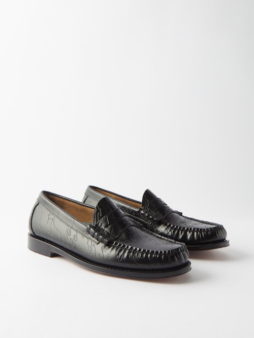 G.H. Bass X Maharishi Weejuns Leather Penny Loafers | Smart Closet