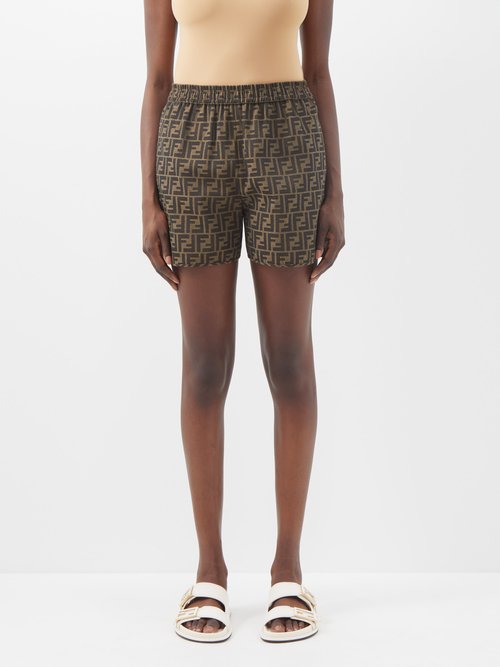 Fendi Ff-jacquard Shorts
