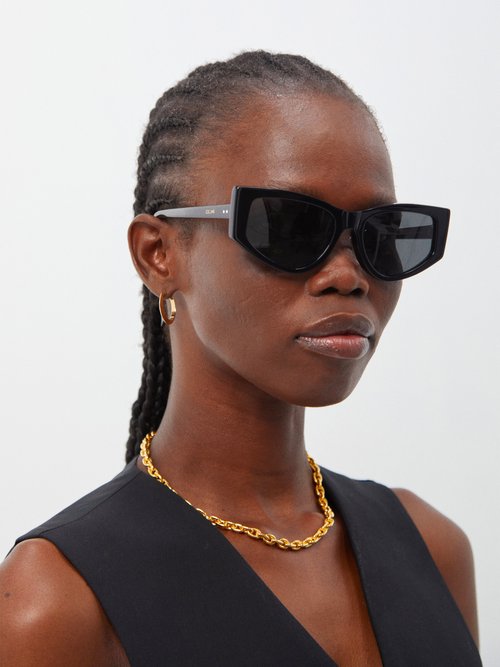 Thin Story Angular Acetate Sunglasses Matchesfashion Dames Accessoires Zonnebrillen 