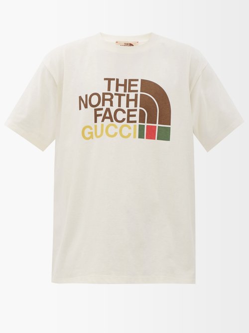 X The North Face Logo-print Cotton-jersey T-shirt