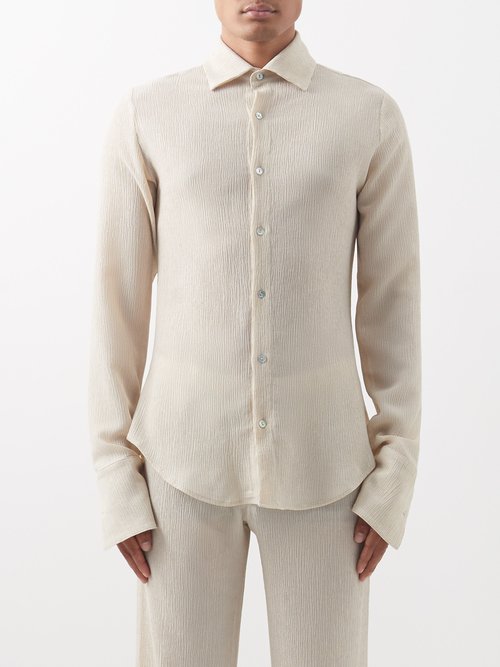 Crinkled-cotton Shirt