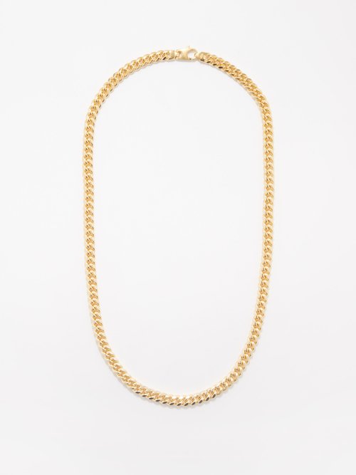 Miansai Cuban-link 14kt Gold-plated Necklace