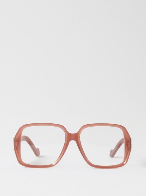 LOEWE Eyewear Oversized Square Acetate Glasses