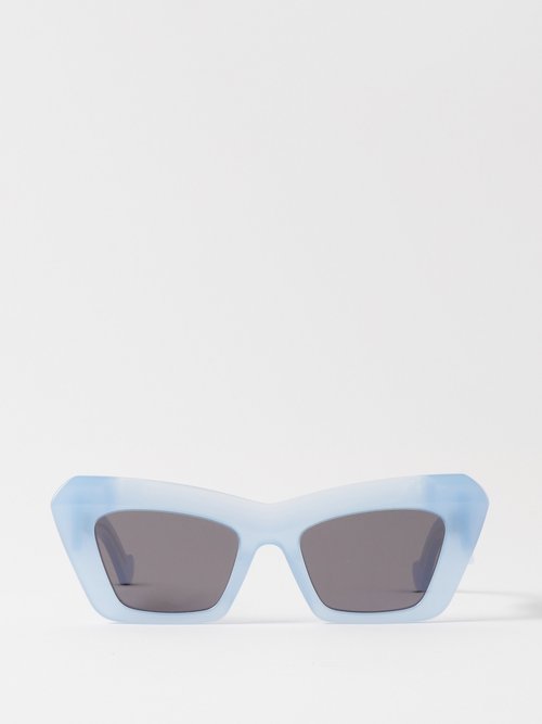 LOEWE Eyewear Anagram Oversized Cat-eye Acetate Sunglasses