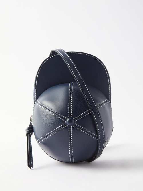 Cap Midi Leather Cross-body Bag