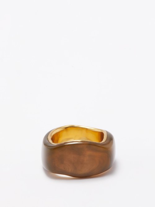 Completedworks H34 Resin & 18kt Gold-vermeil Ring