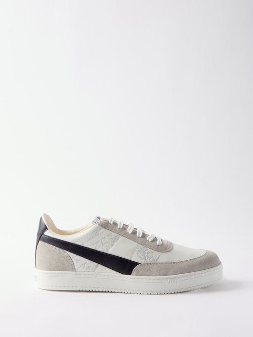Berluti Playtime Scritto Leather Trainers