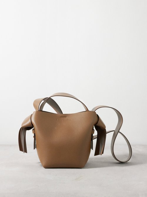 Acne Studios – Musubi Mini Leather Cross-body Bag Tan