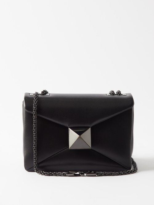 Valentino Garavani – One Stud Quilted-leather Shoulder Bag – Womens – Black