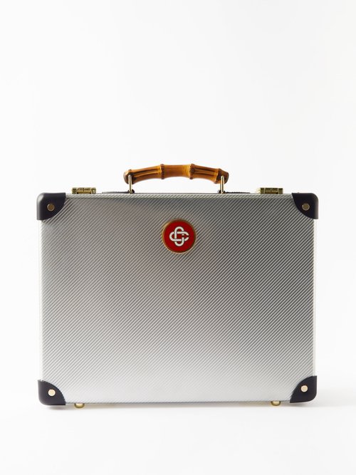 Casablanca - X Globe-Trotter Briefcase - Mens - Silver
