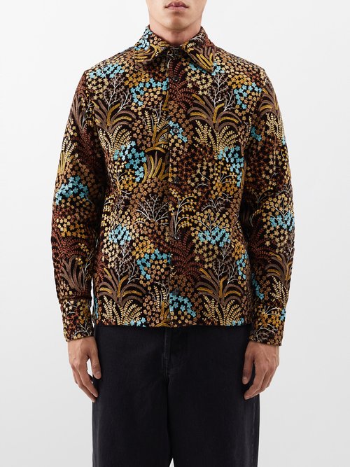 Halva Overshirt In Autumn Flower