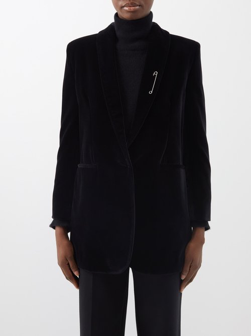 Theory Collarless Crepe Blazer - Farfetch