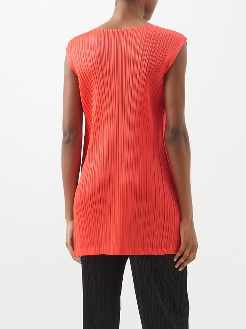 Pleats Please Issey Miyake Mellow Pleated Tank Top - Farfetch